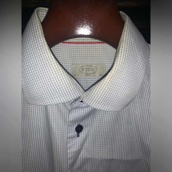 Eton dress shirt size 15.5 slim - Picture 2 of 11
